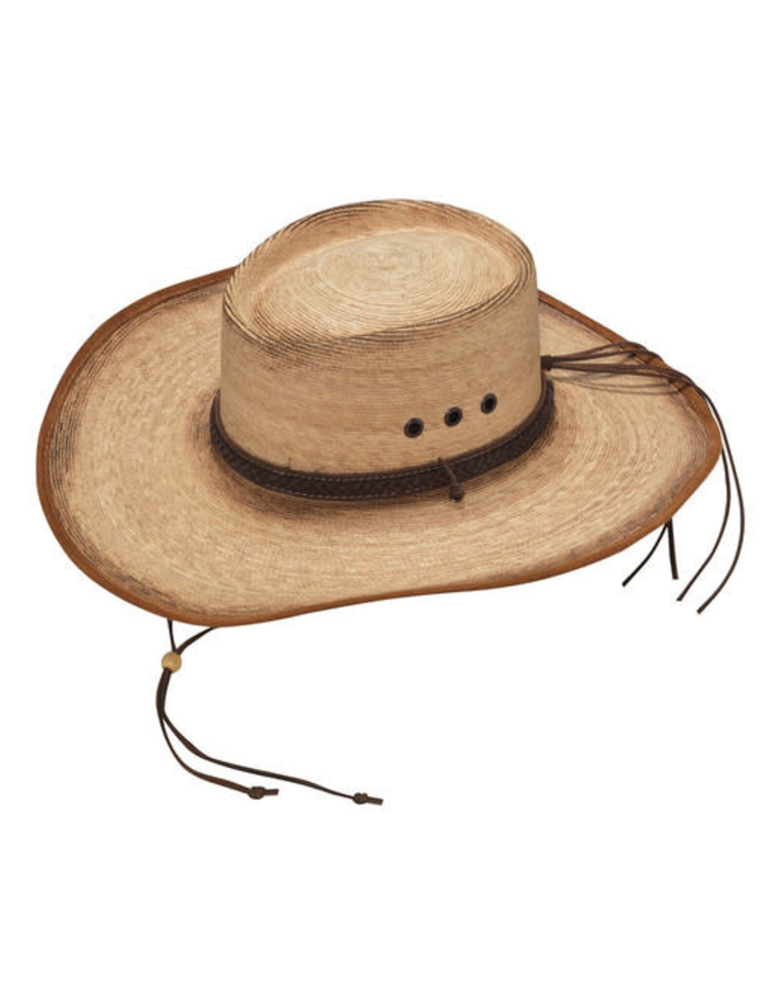 Alamo Gambler Palm Leaf D53102 Straw Hat