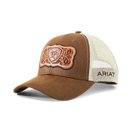 Ariat Ladies Tooled Leather Logo Cap A300070002