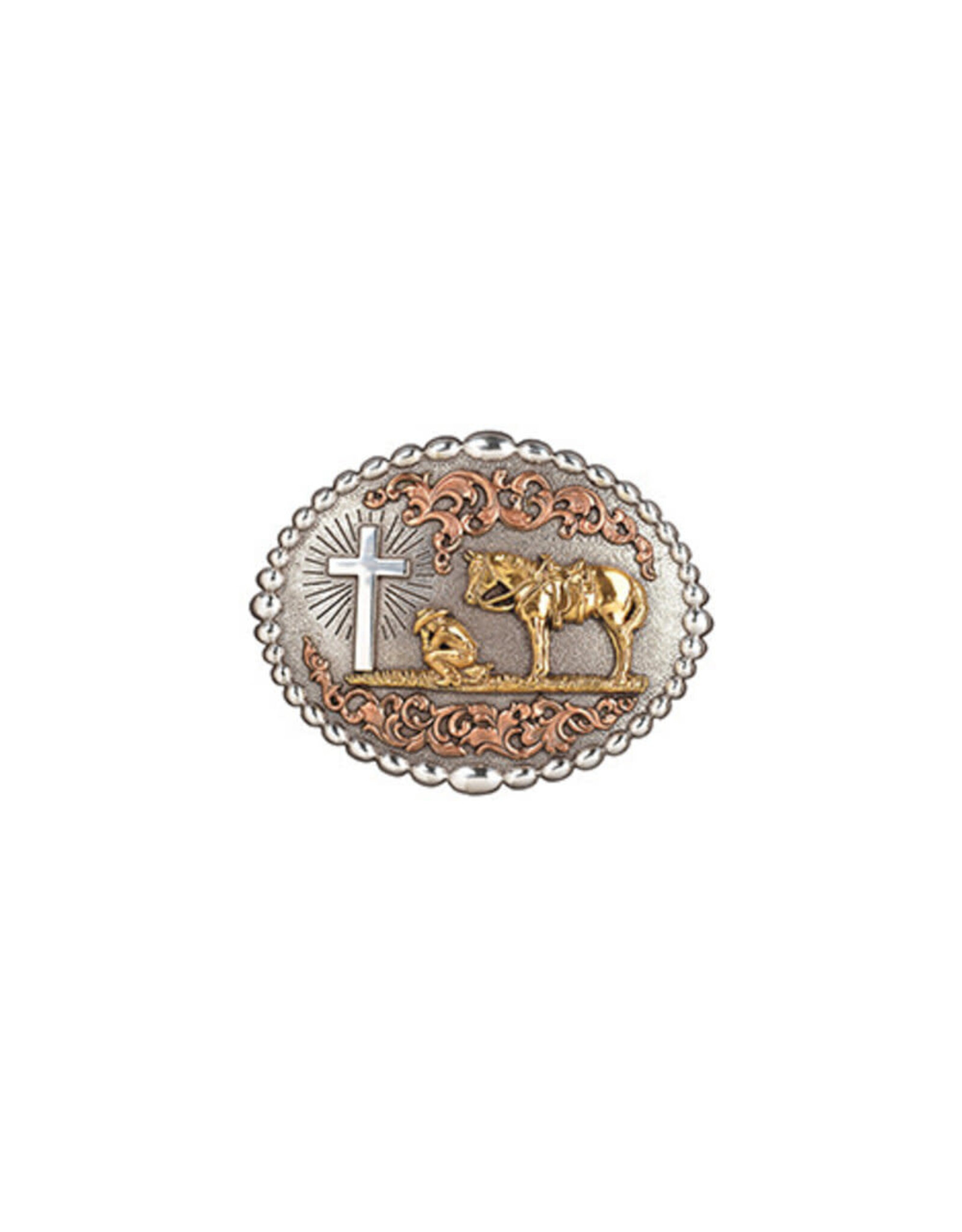 Nocona Nocona Praying Cowboy Buckle 37915