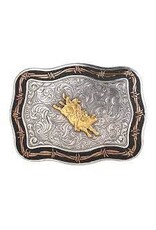 Crumrine Crumrine Barbwire Trim Bull Rider C10016 Buckle
