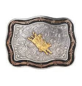Crumrine Crumrine Barbwire Trim Bull Rider C10016 Buckle