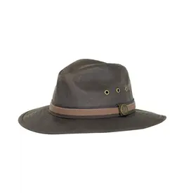 Outback Trading Crusade 14730-BRN Oilskin Hat