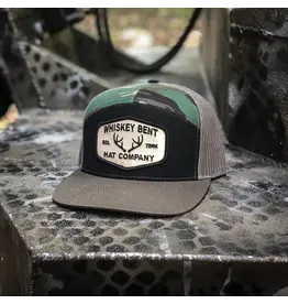 Whiskey Bent Hat Co. The Rut Camo Flatbill Cap
