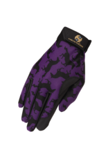 Heritage Gallop HG116 Purple Riding Gloves