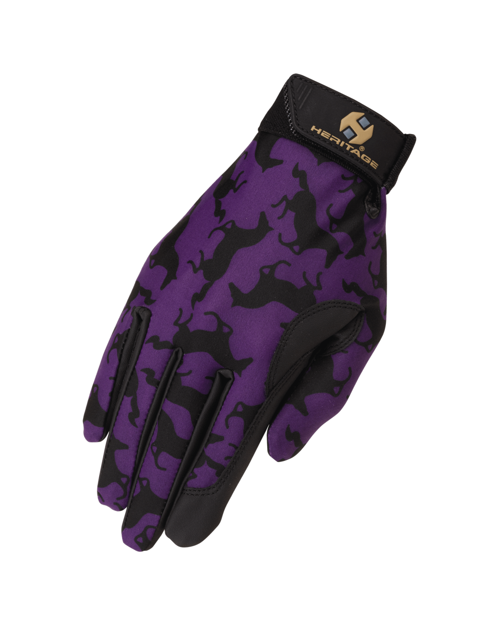 Heritage Gallop HG116 Purple Riding Gloves