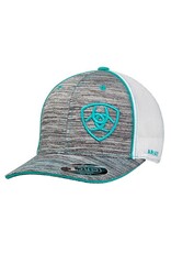 Ariat Gray/Turquoise 1504933 Ball Cap