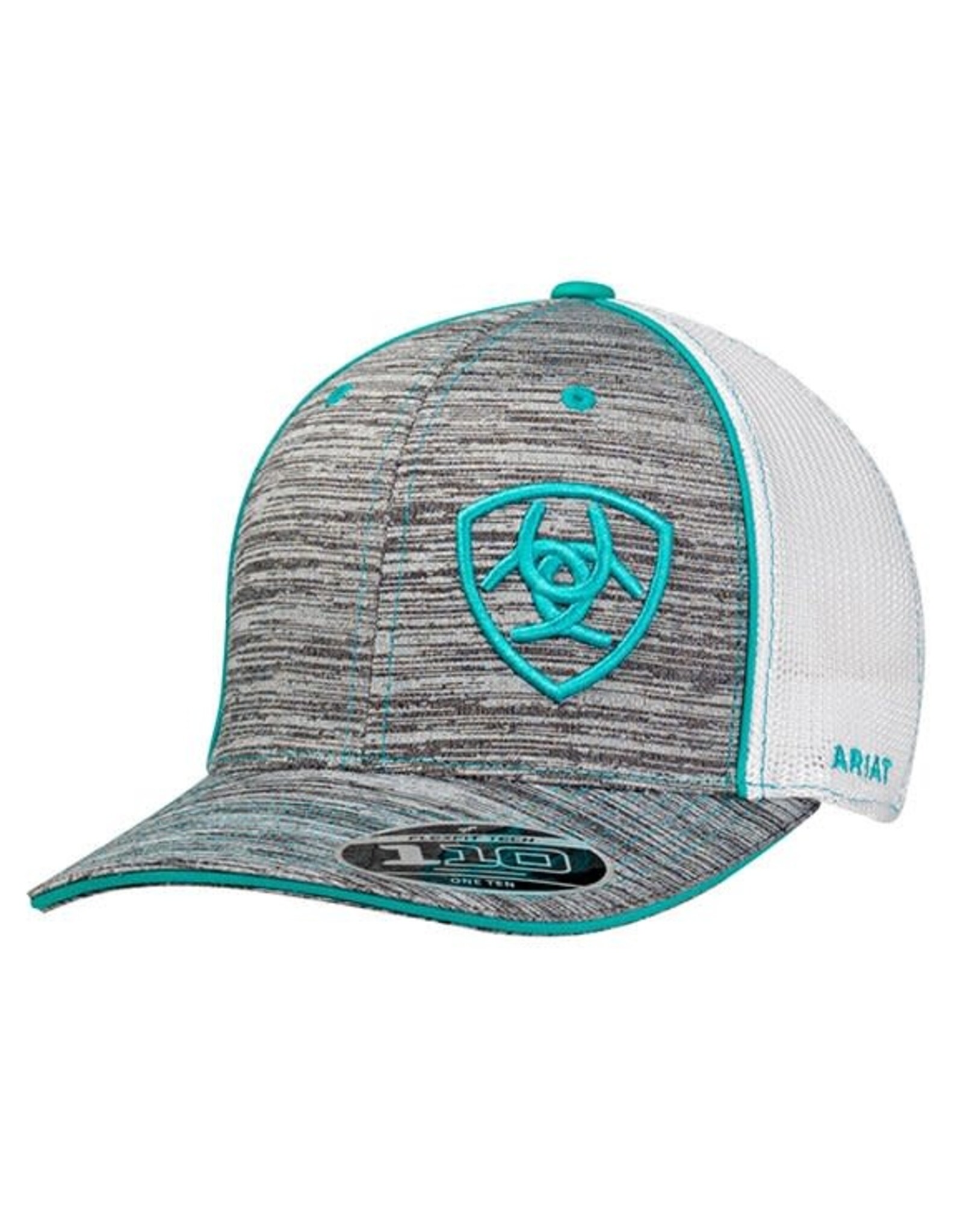 Ariat Gray/Turquoise 1504933 Ball Cap