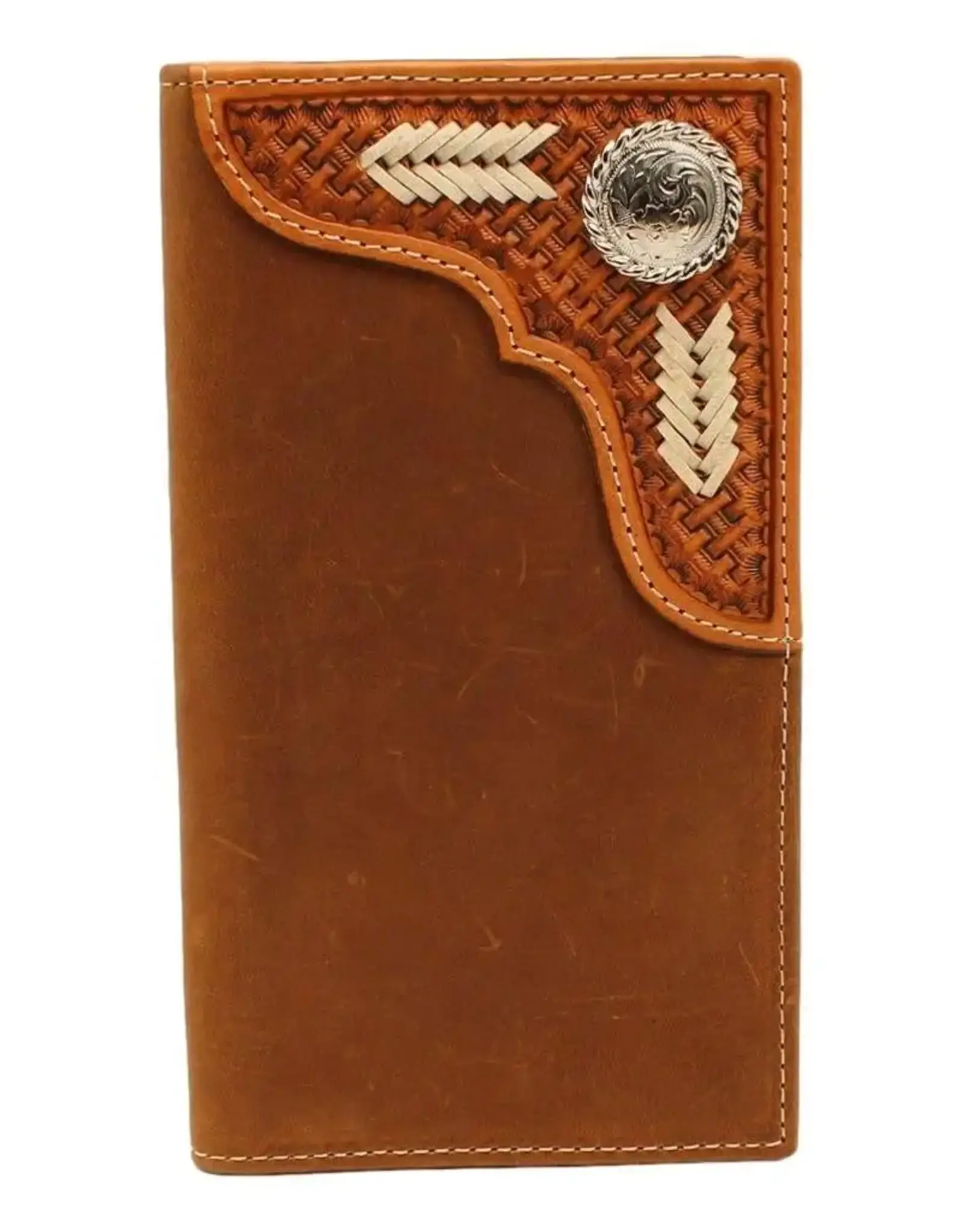 Nocona Nocona Basket Weave/Concho Rodeo Wallet N500003844