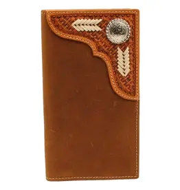 Nocona Nocona Basket Weave/Concho Rodeo Wallet N500003844