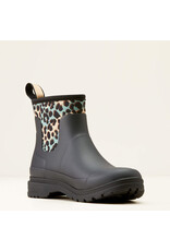 Ariat Ladies Kelmarsh Shortie Black/ Leopard Camo 10050918 Rubber Boots