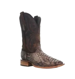 Corral Mens Brown Python Square Toe A4499 Western Boots
