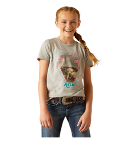 Ariat Girls Arrowhead Graphic 10048588 Heather Grey T-Shirt