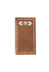 Nocona Nocona Rawhide Buckstitch With Concho Rodeo Wallet N500044708