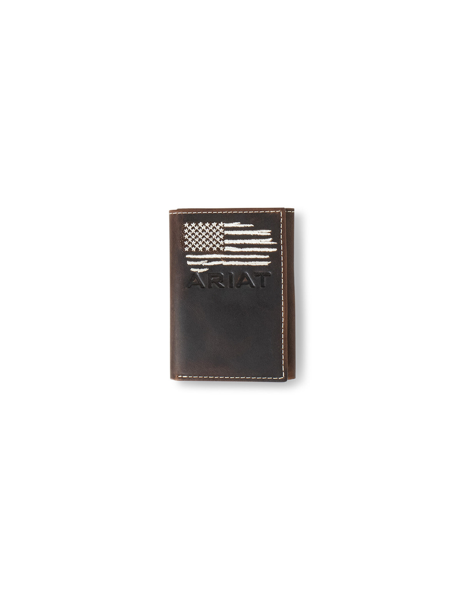 Ariat Ariat Flag Embroidered Tri-Fold  Wallet A3553934