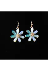 Blazin Roxx Beaded Flower Earrings 3055827