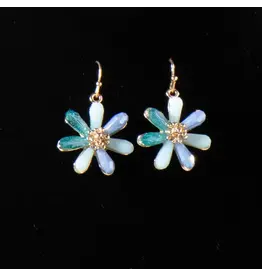 Blazin Roxx Beaded Flower Earrings 3055827