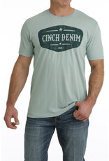 Cinch Men’s Cinch Denim  MTT1690605 TUR Logo Tee