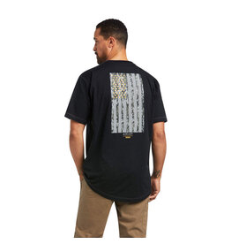 Ariat Ariat Rebar Workman Reflective Flag 10039176 T-Shirt