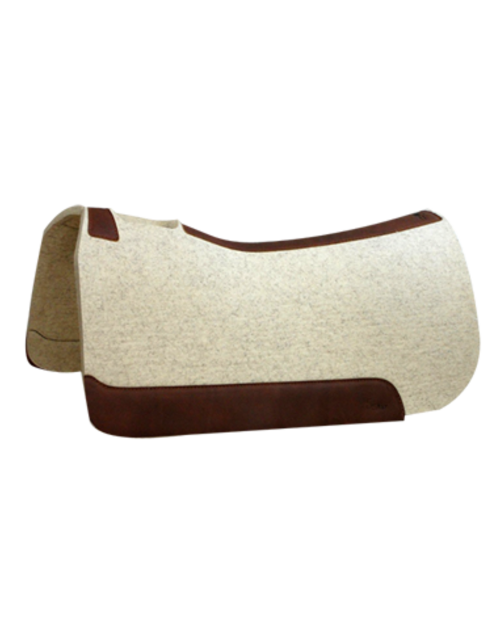 5 Star Equine Products 5 Star Equine 3WN-FS 3/4” Natural Western Contoured Pad 32x32 with Cinch Cutouts