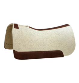 5 Star Equine Products 5 Star Equine 3WN-FS 3/4” Natural Western Contoured Pad 32x32 with Cinch Cutouts