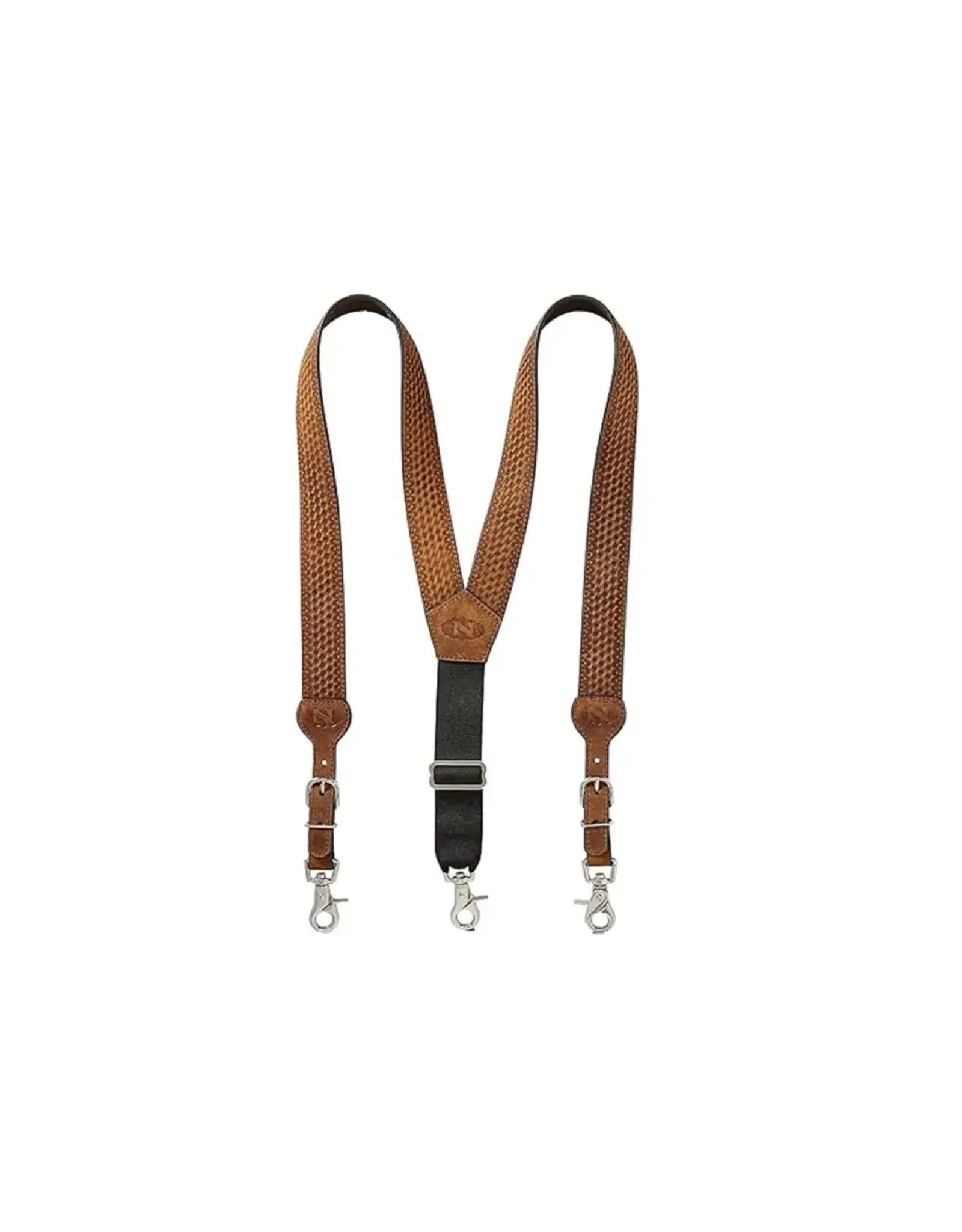 Nocona Nocona Leather Basketweave Suspenders N8512444-XL