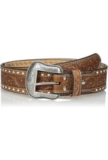 Nocona Nocona Ladies White Buckstitch Belt Sz 36 N2497802