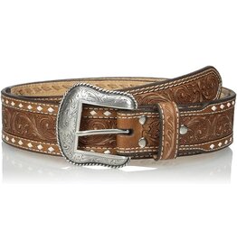 Nocona Nocona Ladies White Buckstitch Belt Sz 36 N2497802