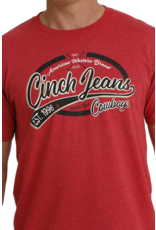 Cinch Men’s World's Best Cowboys MTT1690610 Red Logo Tee