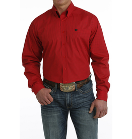 Cinch Men’s Button Up Long Sleeve MTW1105729 RED Western Shirt
