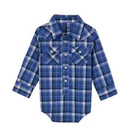 Wrangler Long Sleeve 112344687 Baby Boy Multi Plaid Shirt