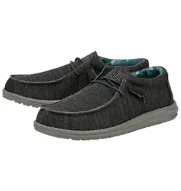 Hey Dude Wally Sox Charcoal 40019-025 Casual Shoes