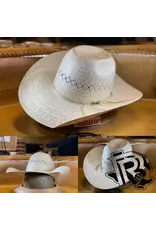 American Hat Co. 6400 2CCHAM Cool Hand Straw Hat Size 6 7/8