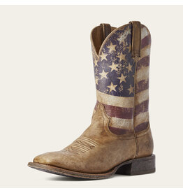 Ariat Ariat Mens Circuit Proud 10031513 Distressed Flag Western Boots