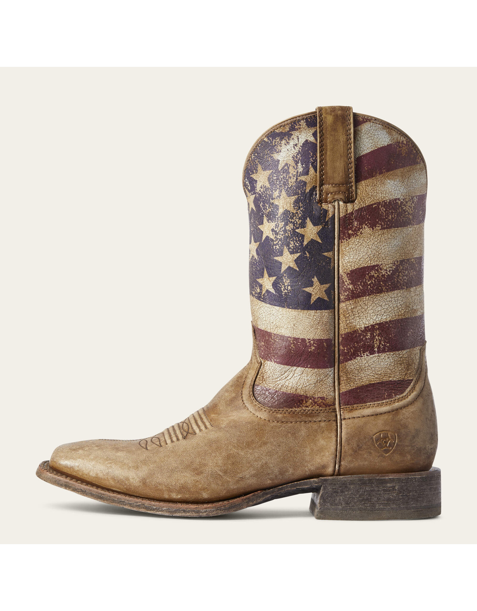 Ariat Ariat Mens Circuit Proud 10031513 Distressed Flag Western Boots