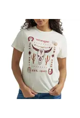 Wrangler Retro Ladies Steer Skull 112347436 T-Shirt