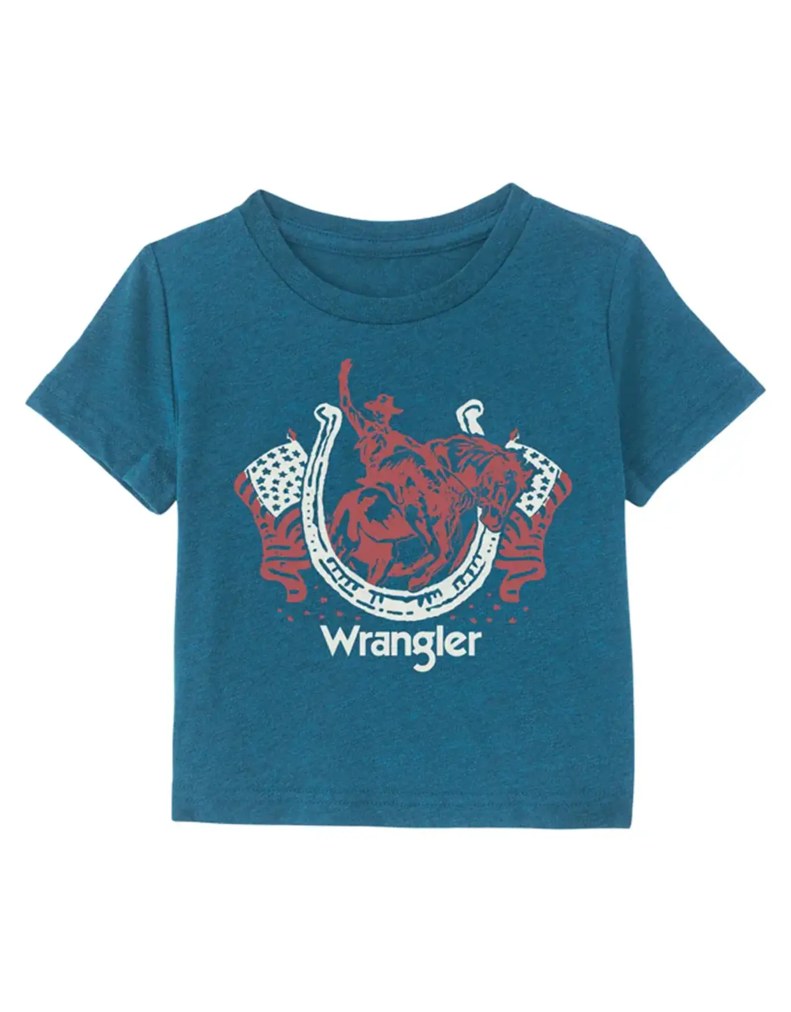 Wrangler Baby Boy Bucking Horse Pepper Heather 112347224 T-Shirt