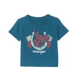 Wrangler Baby Boy Bucking Horse Pepper Heather 112347224 T-Shirt