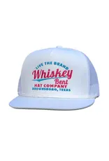 Whiskey Bent Hat Co. Whiskey Bent Cali White Ball Cap