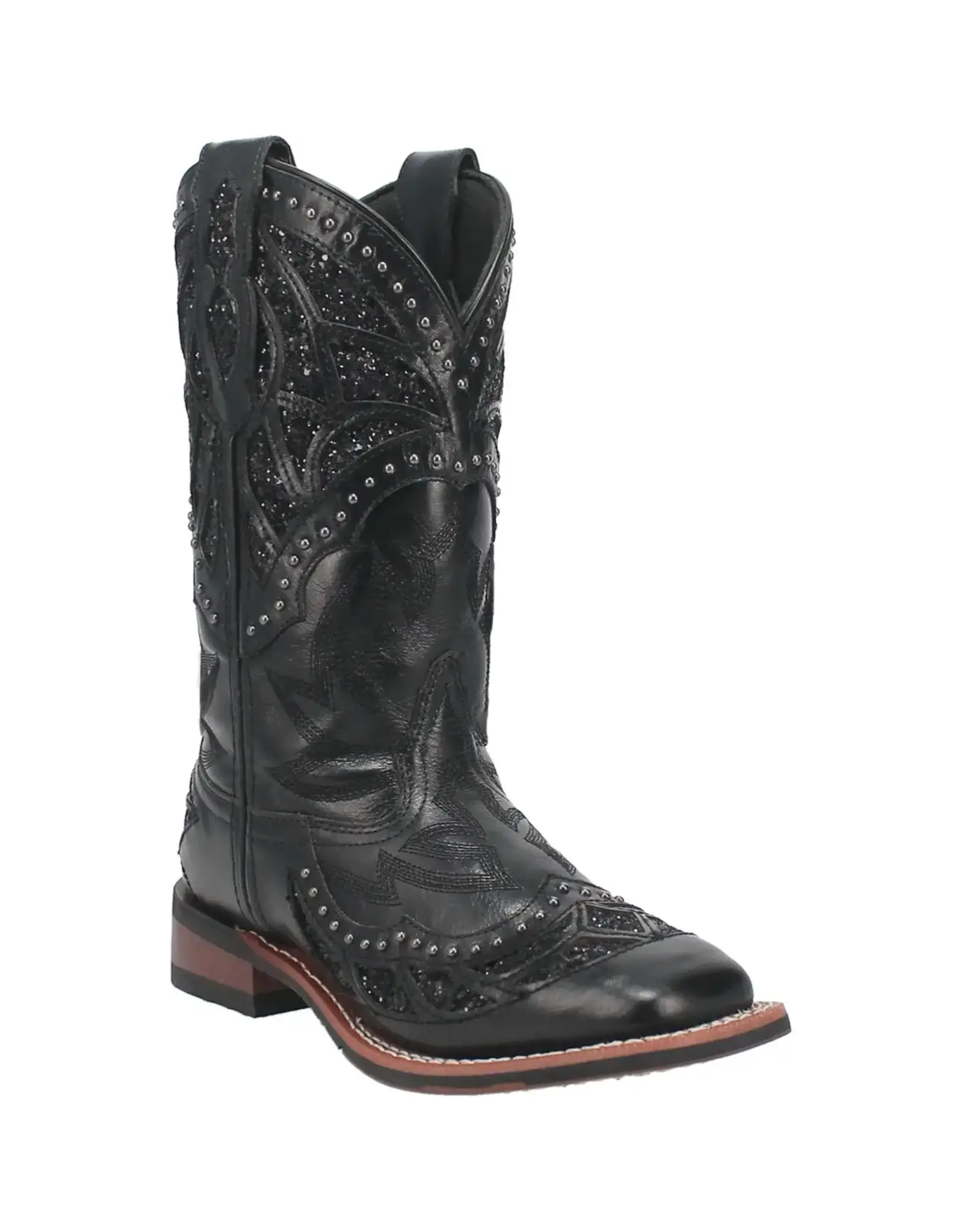 Laredo Ladies Black Inlay Eternity 5970 Western Boots