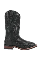 Laredo Laredo Ladies Black Inlay Eternity 5970 Western Boots