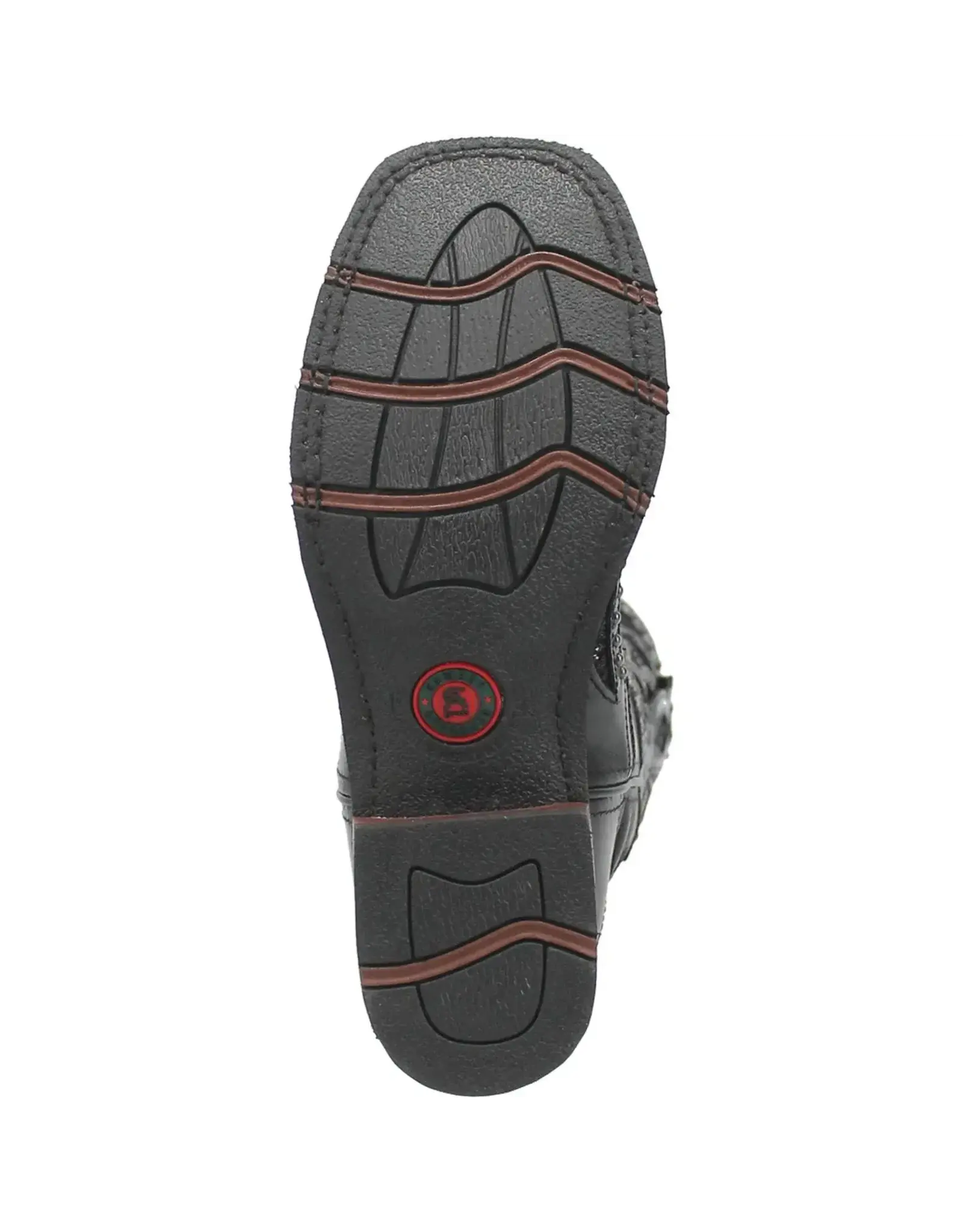 Laredo Laredo Ladies Black Inlay Eternity 5970 Western Boots