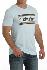 Cinch Men's Cinch Baby Blue Star Logo MTT1690616 T-Shirt