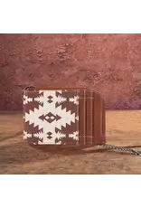 Wrangler Wrangler Light Coffee Aztec Print Card Case WG2203-W005LCF