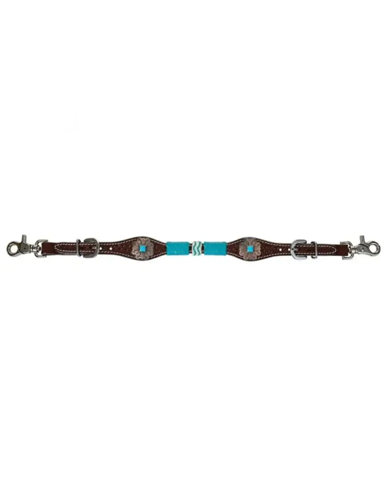 Circle Y Circle Y Walnut Turquoise Round Up  Witherstrap 1025-45-SC