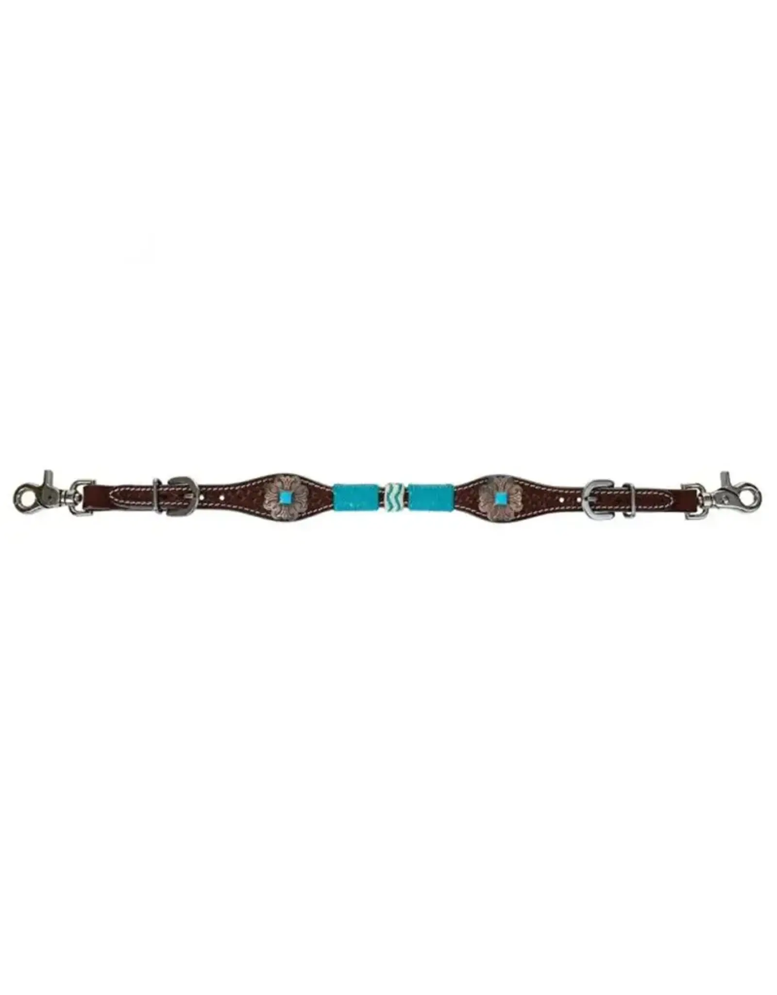 Circle Y Walnut Turquoise Round Up  Witherstrap 1025-45-SC