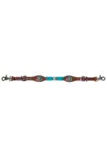 Circle Y Circle Y Medium Oil Turquoise Round Up  Witherstrap 1025-45-S4