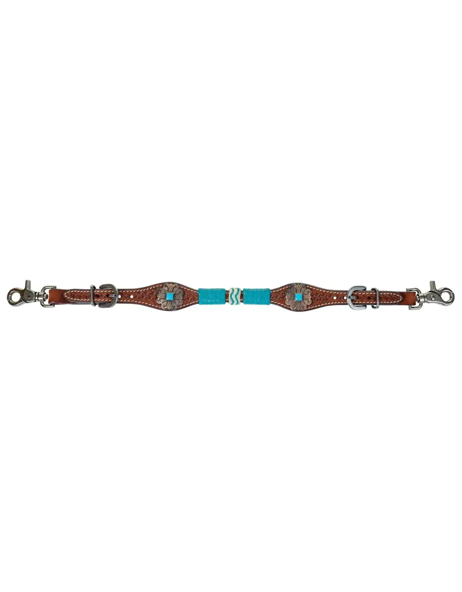 Circle Y Medium Oil Turquoise Round Up  Witherstrap 1025-45-S4