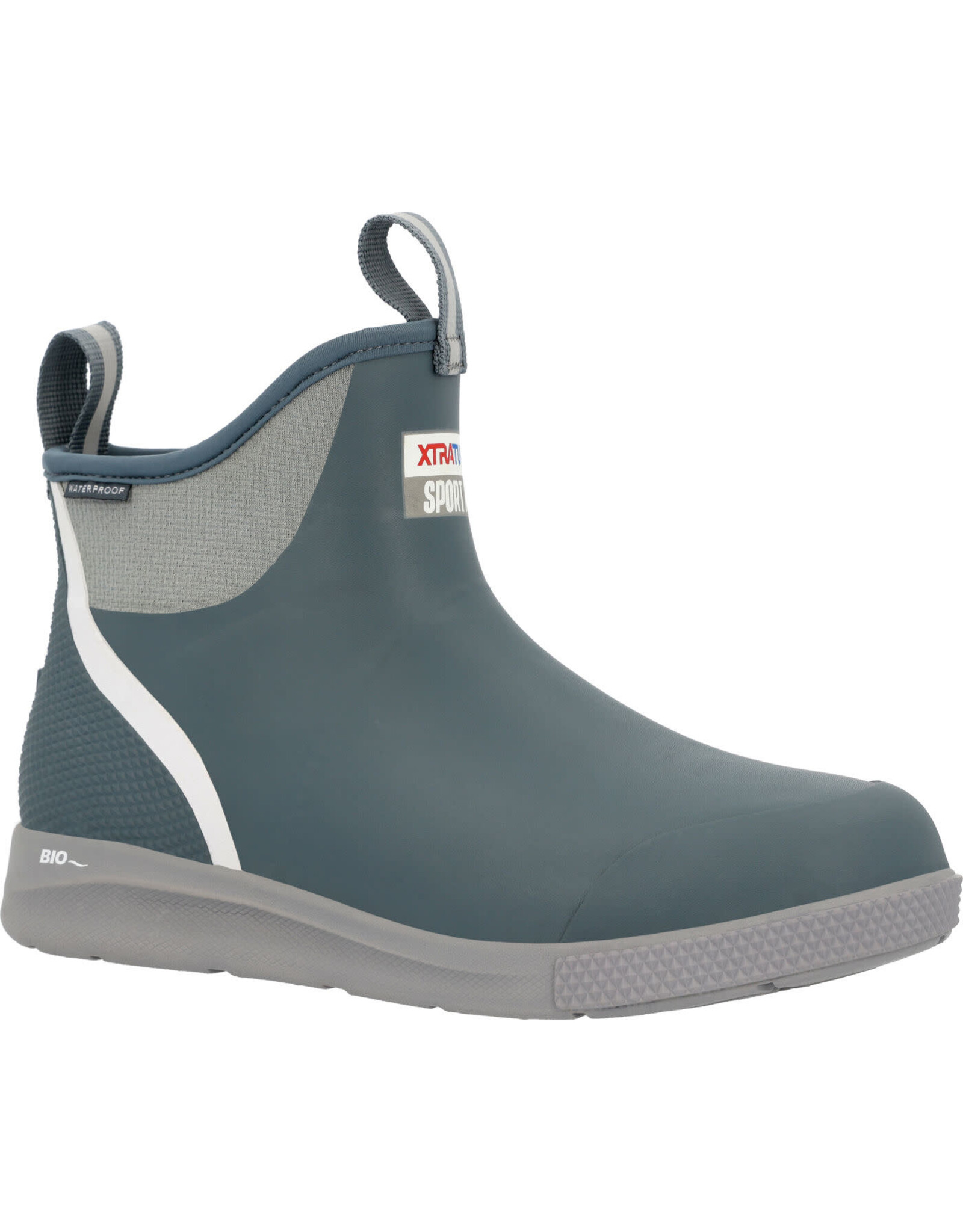 XTRATUF Men's XADSM201 Stormy Blue Sport Deck Boots