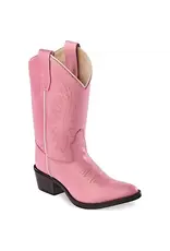 Old West Old West Kids Pink J Toe 8119 Western Boots