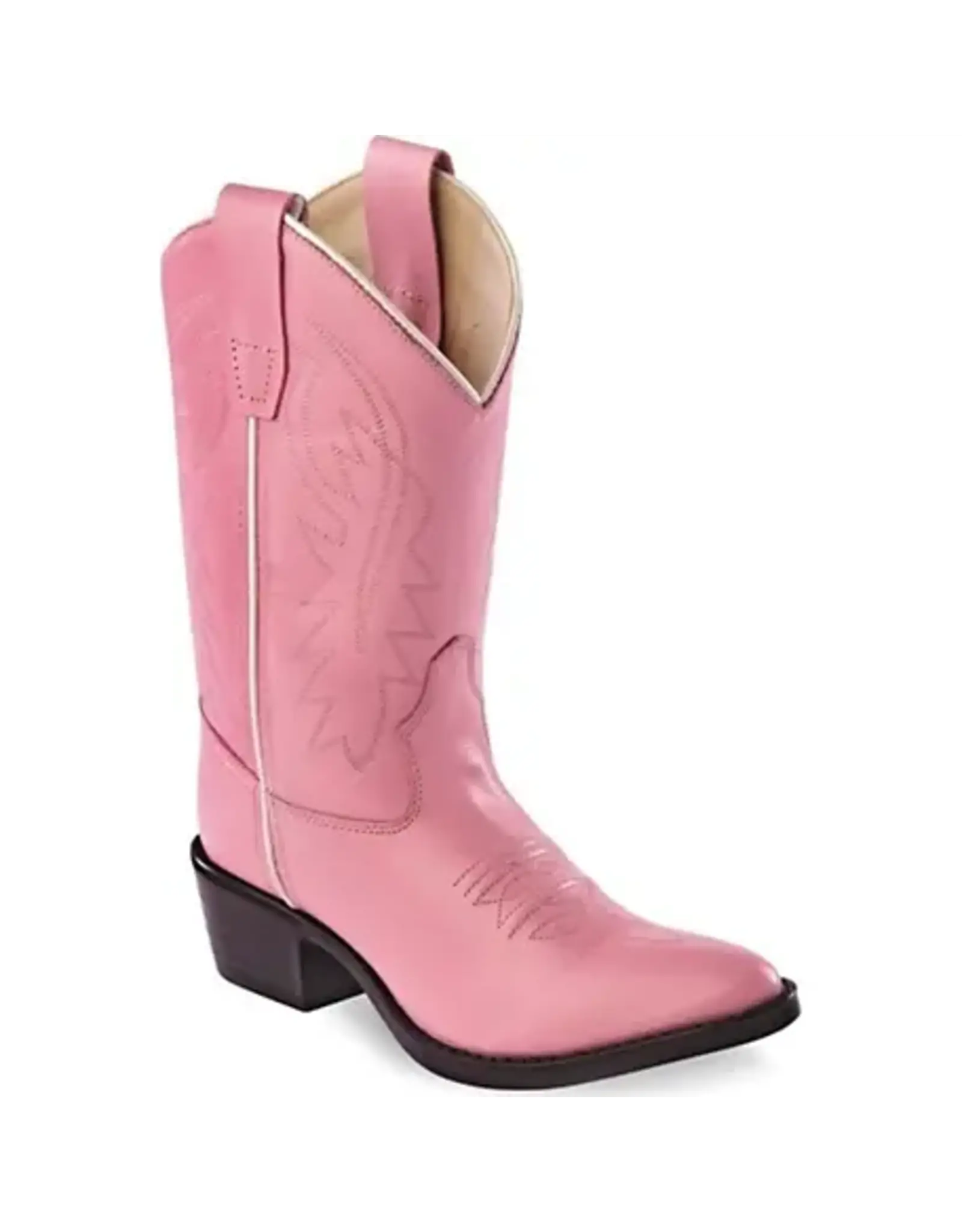 Old West Old West Kids Pink J Toe 8119 Western Boots